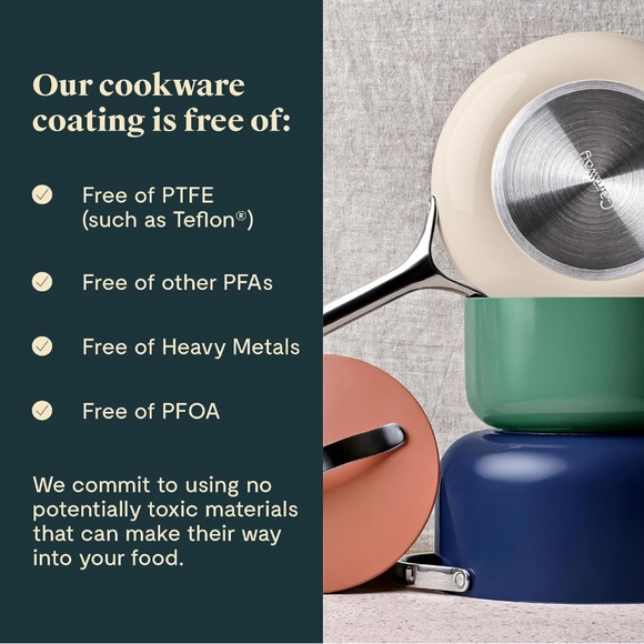 Caraway Nonstick Ceramic Dutch Oven Pot with Lid - Picture 3 of 6